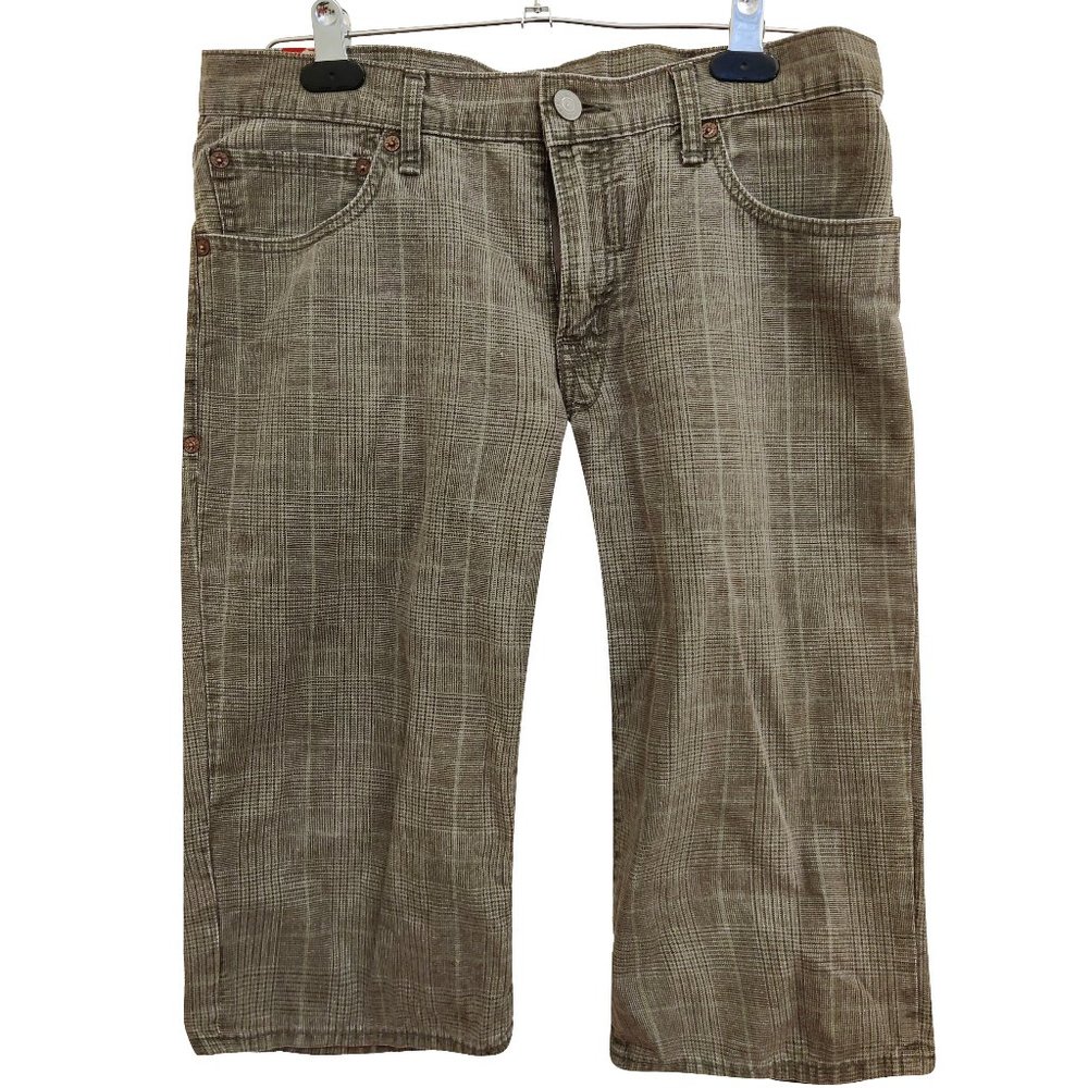 Vintage Japanese Denim -  Blue-Way Plaid Shorts
